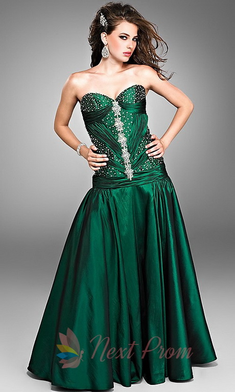 Green Evening Dress Vintage Emerald Green Dress Emerald Green Dresses ...