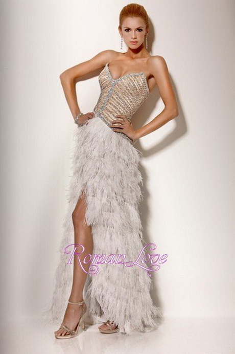 Feather Prom Dresses