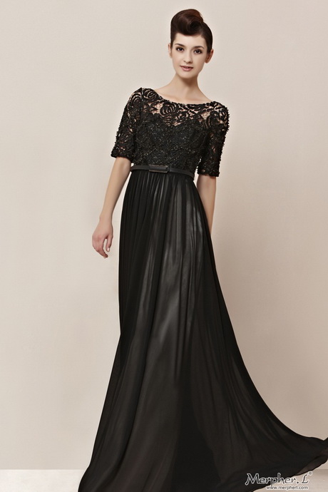full-length-black-dress-94-15 Full length black dress