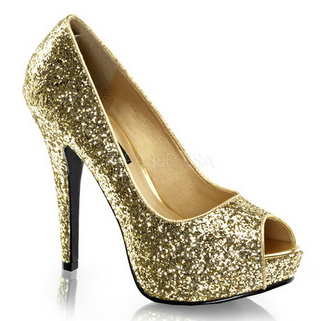 gold-glitter-heels-33-8 Gold glitter heels