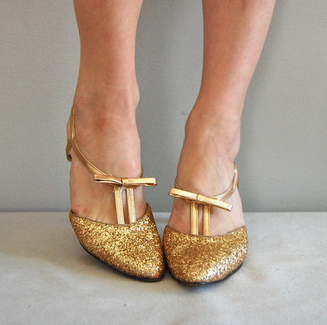 kitten heels gold 1960s bow heel shoes metallic golden policies shipping sparkly very short natalet