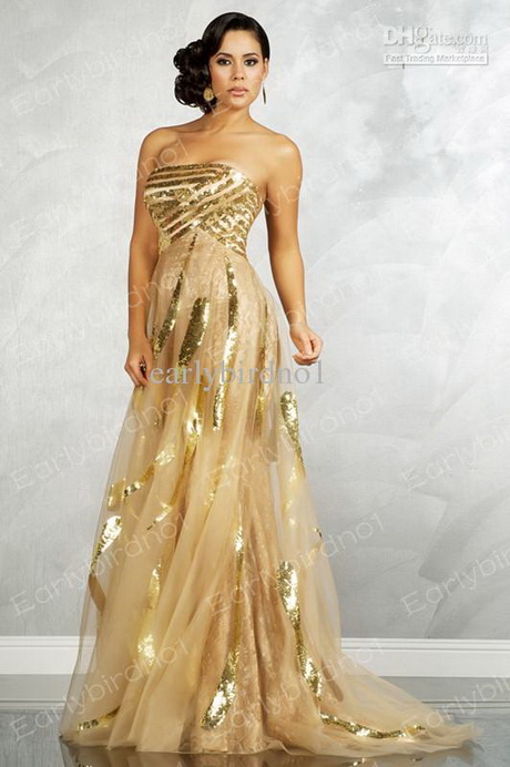 Gold Evening Dresses