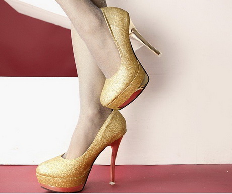 golden-high-heels-89-14 Golden high heels