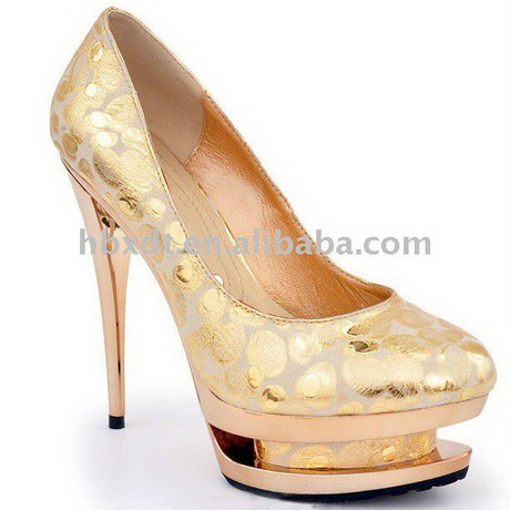 golden-high-heels-89-18 Golden high heels