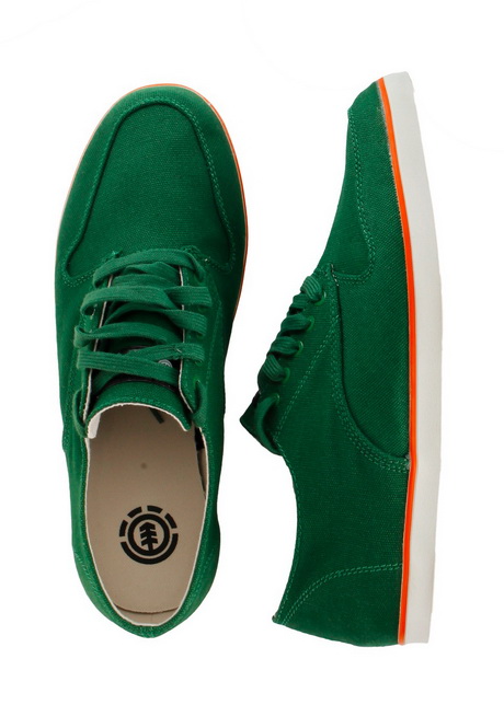 Green shoes