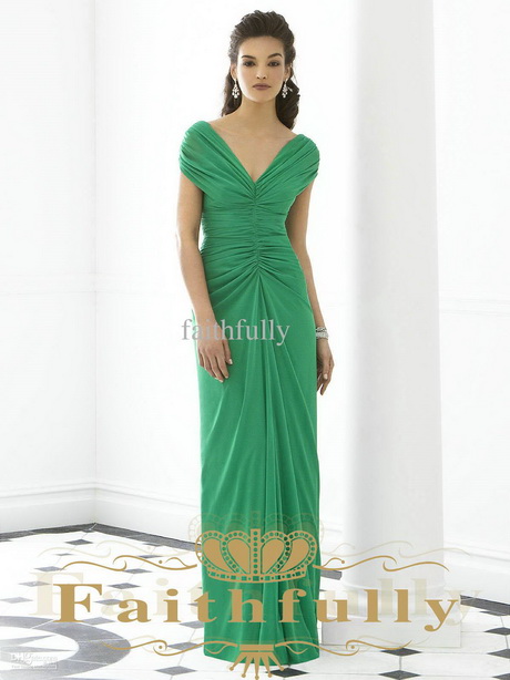 Charming Lime Green Slim Line Chiffon Bridesmaid Dress â€¦