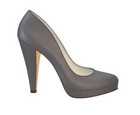gray stilettos