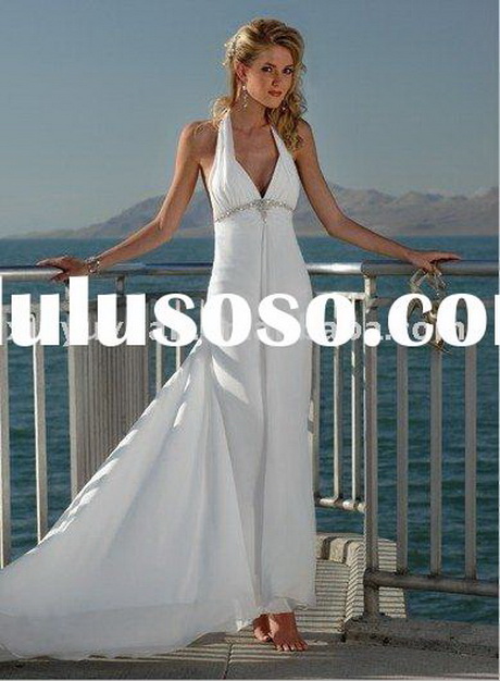 halter-beach-wedding-dress-49-18 Halter beach wedding dress