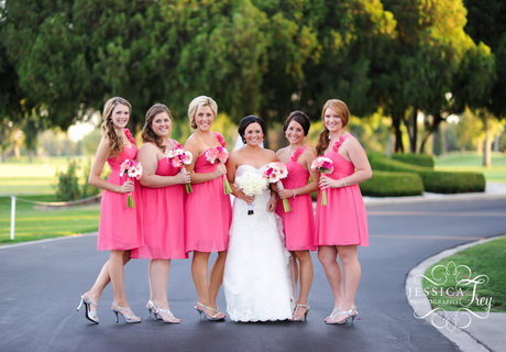 hot-pink-bridesmaid-dresses-26 Hot pink bridesmaid dresses