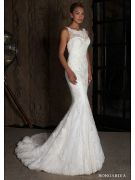 lace-fishtail-wedding-dress-78-12 Lace fishtail wedding dress
