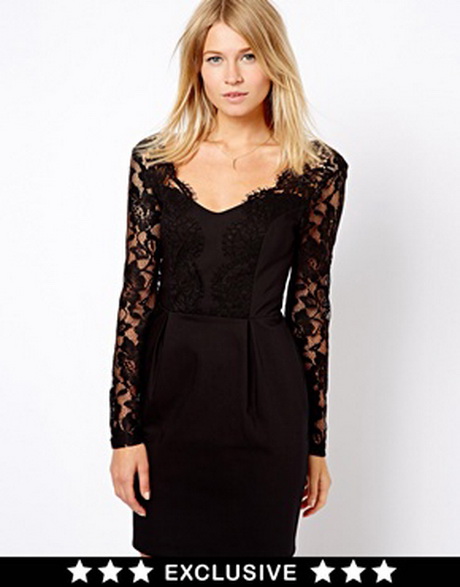 lace-sleeved-dress-30-9 Lace sleeved dress