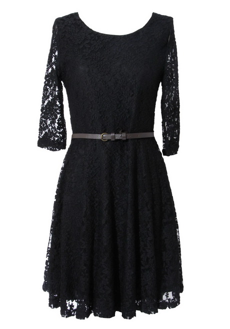 lace-sleeved-dress-30 Lace sleeved dress