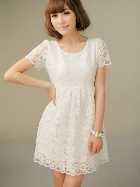 lace-white-dress-short-71-4 Lace white dress short