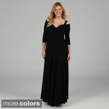 Women’s Plus Size 3/4-sleeve Long Dress. Evanese Women’s Plus Size ...