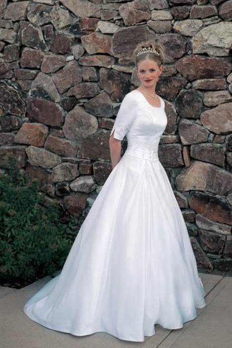 Lds bridal gowns