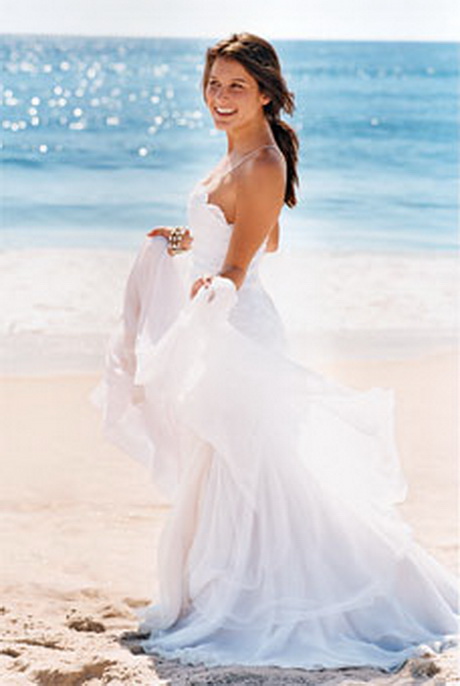 Linen Beach Wedding Dress