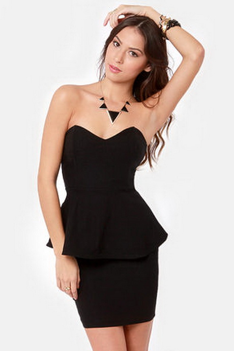 little-black-strapless-dress-25 Little black strapless dress