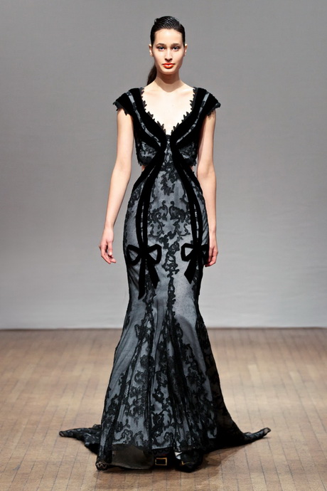 long-black-lace-dresses-27-9 Long black lace dresses