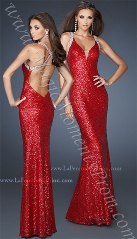 long-red-sequin-dress-95-16 Long red sequin dress