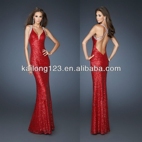 long-red-sequin-dress-95-18 Long red sequin dress