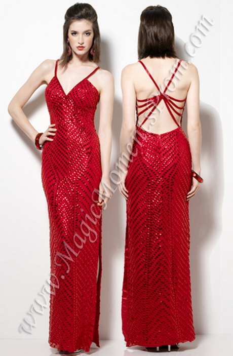 long-red-sequin-dress-95-8 Long red sequin dress