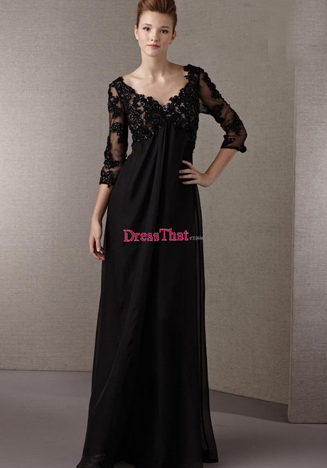 long-sleeve-black-cocktail-dresses-93-9 Long sleeve black cocktail dresses