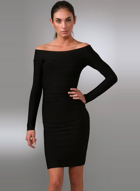 long-sleeve-black-cocktail-dresses-93 Long sleeve black cocktail dresses