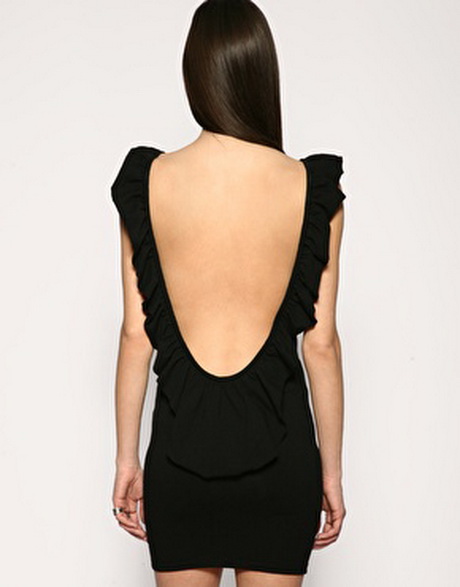 low-back-black-dress-50 Low back black dress