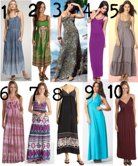 Maxi dresses for petites