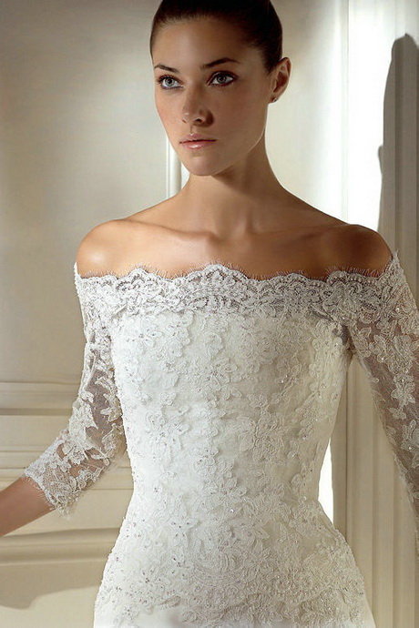 off-the-shoulder-lace-wedding-dress-88-3 Off the shoulder lace wedding dress