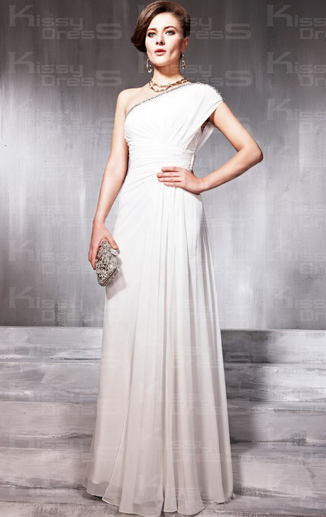 one-shoulder-white-dresses-43-12 One shoulder white dresses