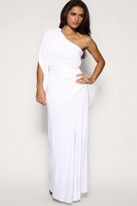 one-sleeve-white-dress-05-8 One sleeve white dress