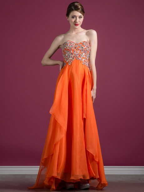 Orange Prom Dress 5959