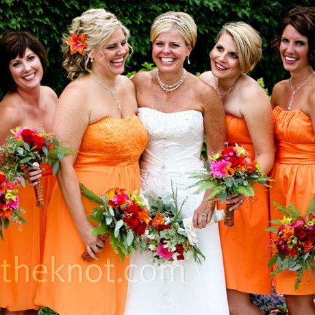 orange-bridesmaid-dresses-11-12 Orange bridesmaid dresses