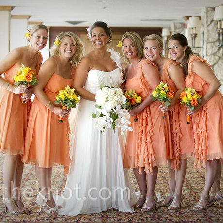 orange-bridesmaid-dresses-11-13 Orange bridesmaid dresses