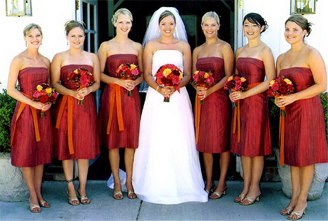 orange-bridesmaid-dresses-11-2 Orange bridesmaid dresses
