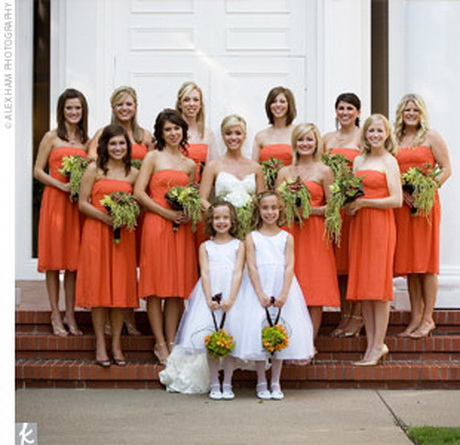 orange-bridesmaid-dresses-11-7 Orange bridesmaid dresses