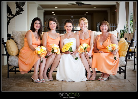 orange-bridesmaid-dresses-11 Orange bridesmaid dresses