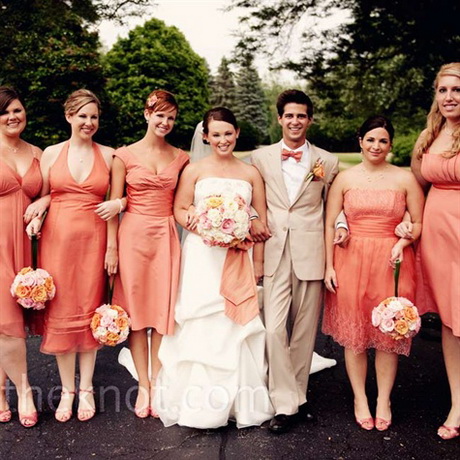 peach-bridesmaid-dresses-17 Peach bridesmaid dresses