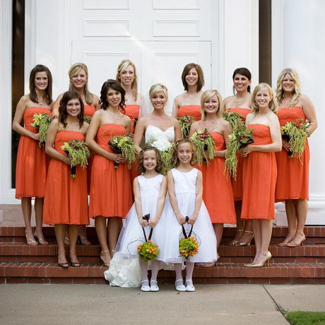 pink-and-orange-bridesmaid-dresses-09-15 Pink and orange bridesmaid dresses