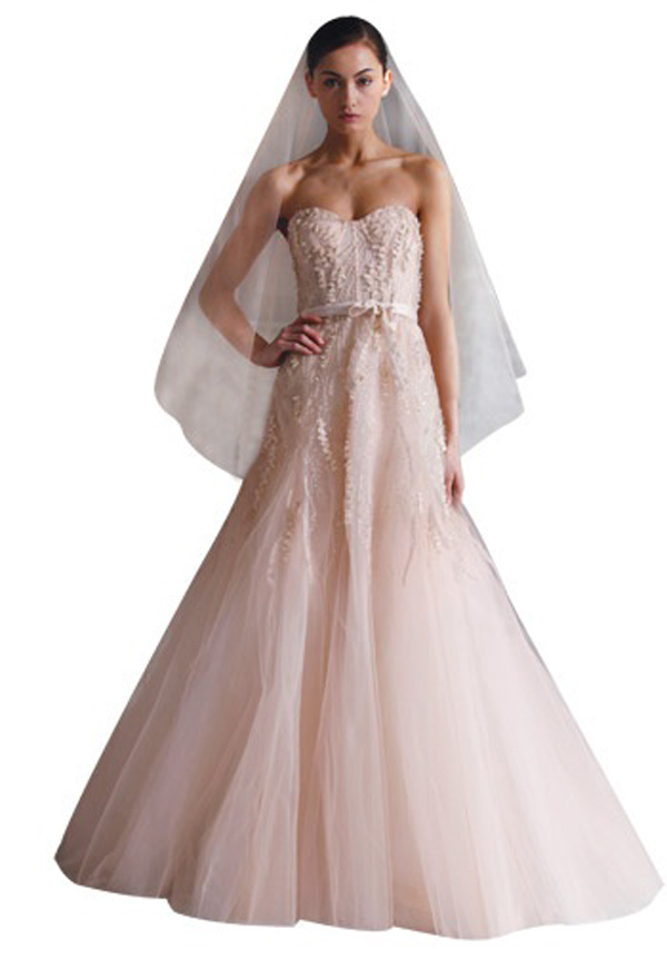 pink-wedding-dress Pink wedding dress