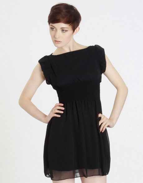 plain black gown style