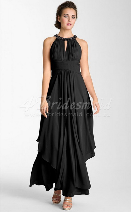 Plus Size Black Bridesmaid Dresses 9634