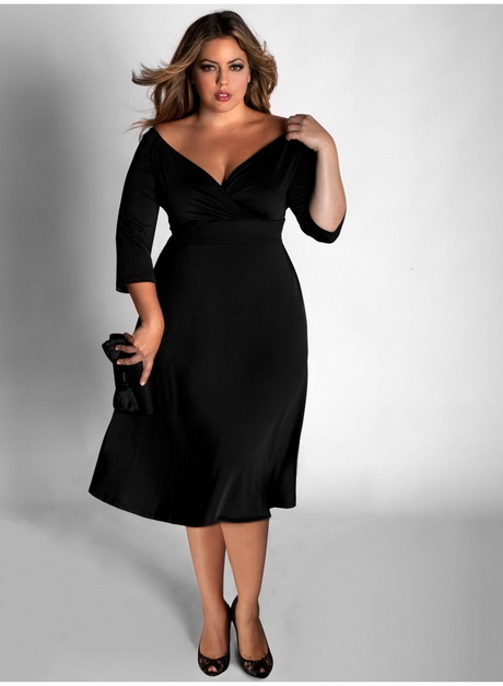 plus-size-black-party-dresses-20 Plus size black party dresses