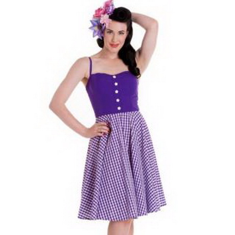 saturday purple gingham summer dress by hell bunny dresses