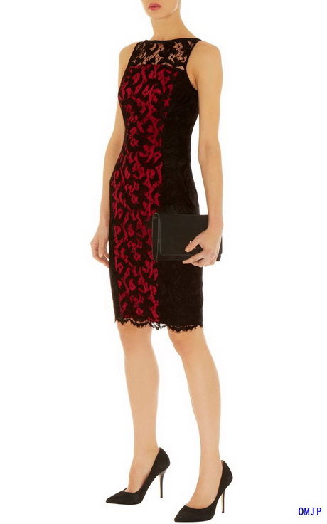 red-and-black-lace-dress-20-6 Red and black lace dress