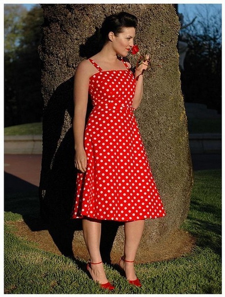 red-and-white-polka-dot-dress-14-9 Red and white polka dot dress