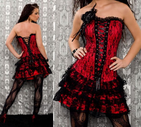 red-corset-dress-11 Red corset dress