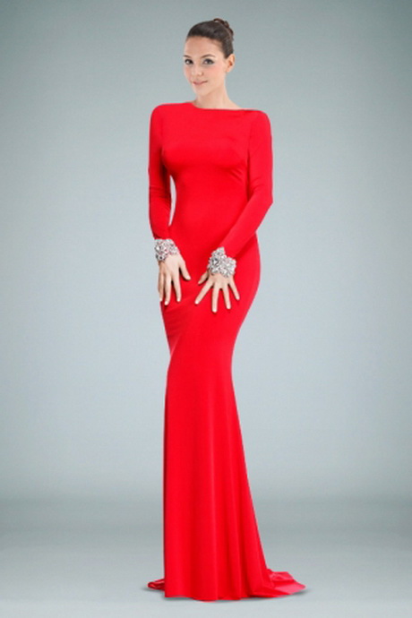 red-dress-long-sleeve-79-12 Red dress long sleeve