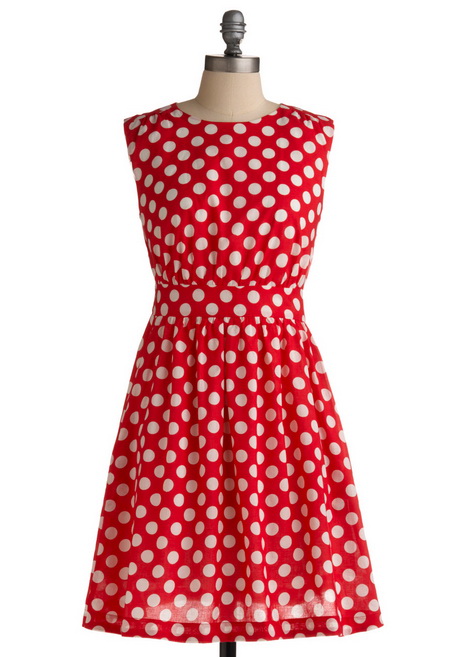 red-dress-with-white-polka-dots-78-2 Red dress with white polka dots
